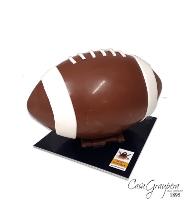 Pelota Rugby de chocolate