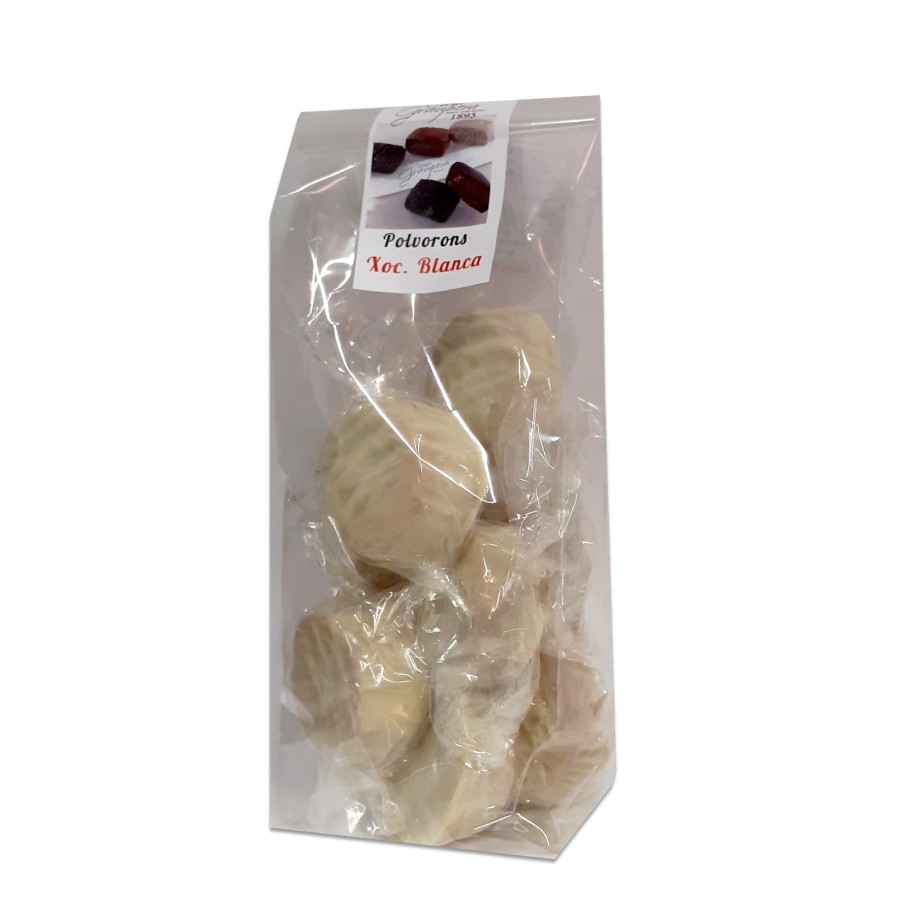 Polvorons de xocolata blanca bossa Polvorons de xocolata blanca bossa