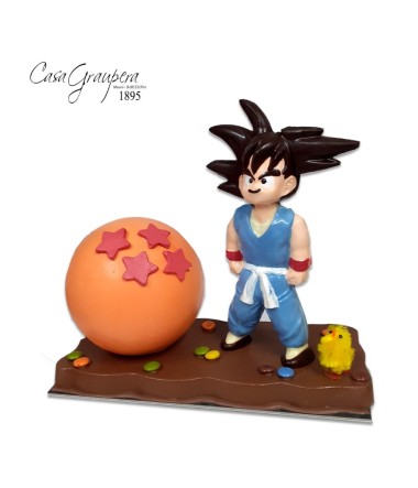 Goku amb una Bola de Drac