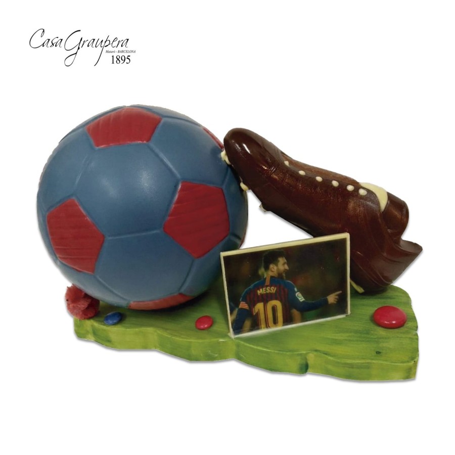 Pelota Mediana, Escudo y Bota Pintada