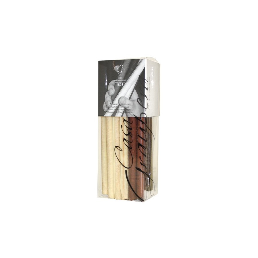 Neules Banyades amb 3 Xocolates - Capsa Lux Neules Banyades amb 3 Xocolates - Capsa Lux