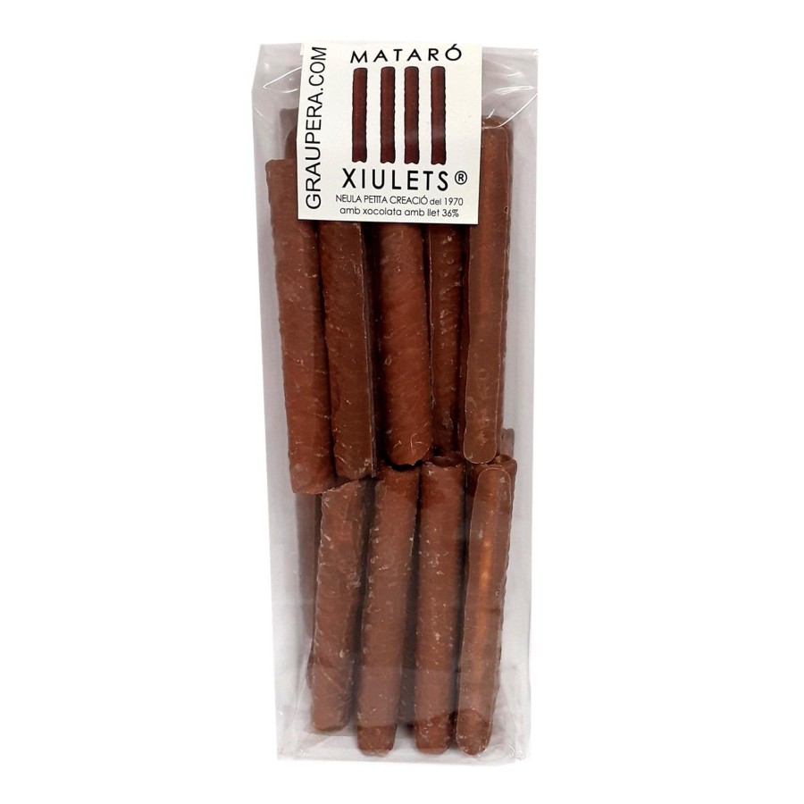 Xiulets de xocolata amb llet Xiulets de xocolata amb llet