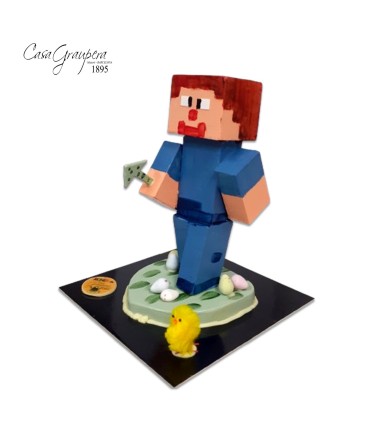 Steve Minecraft Figura 3D