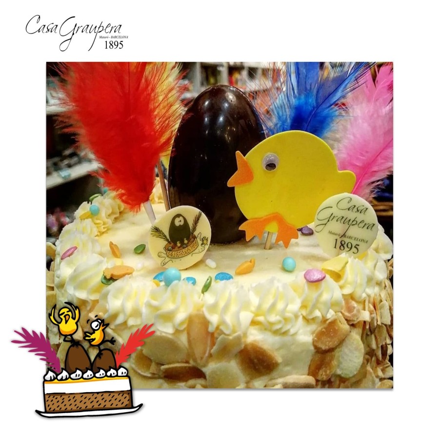 Pastís per Pasqua Decorat Premium - SARA