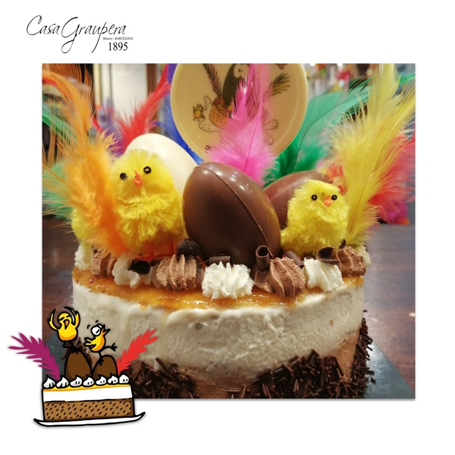 Pastís per Pasqua Decorat Bàsic - NATA i TRUFA