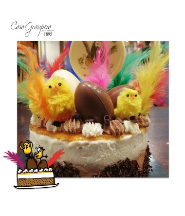 Pastís per Pasqua Decorat Premium - NATA i TRUFA