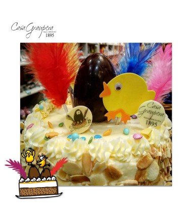 Pastís per Pasqua Decorat Premium - NATA