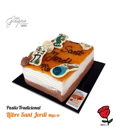 Pastís Llibre Especial Sant Jordi - Nata