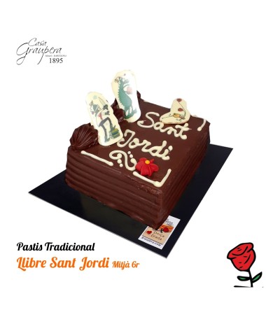 Pastís Llibre Especial Sant Jordi - Sacher