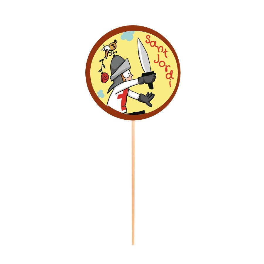 Piruleta de Chocolate San Jordi