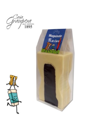 Maquineta de Xocolata Blanca farcida de Gominoles