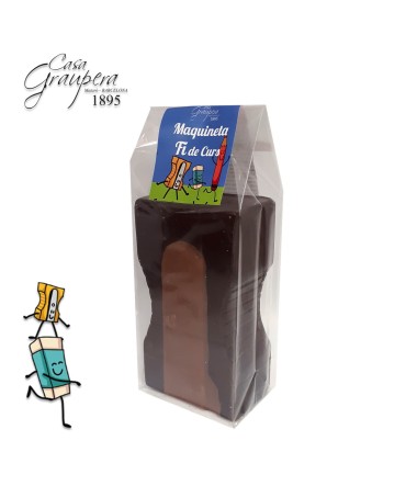 Maquineta de Xocolata Blanca farcida de Gominoles