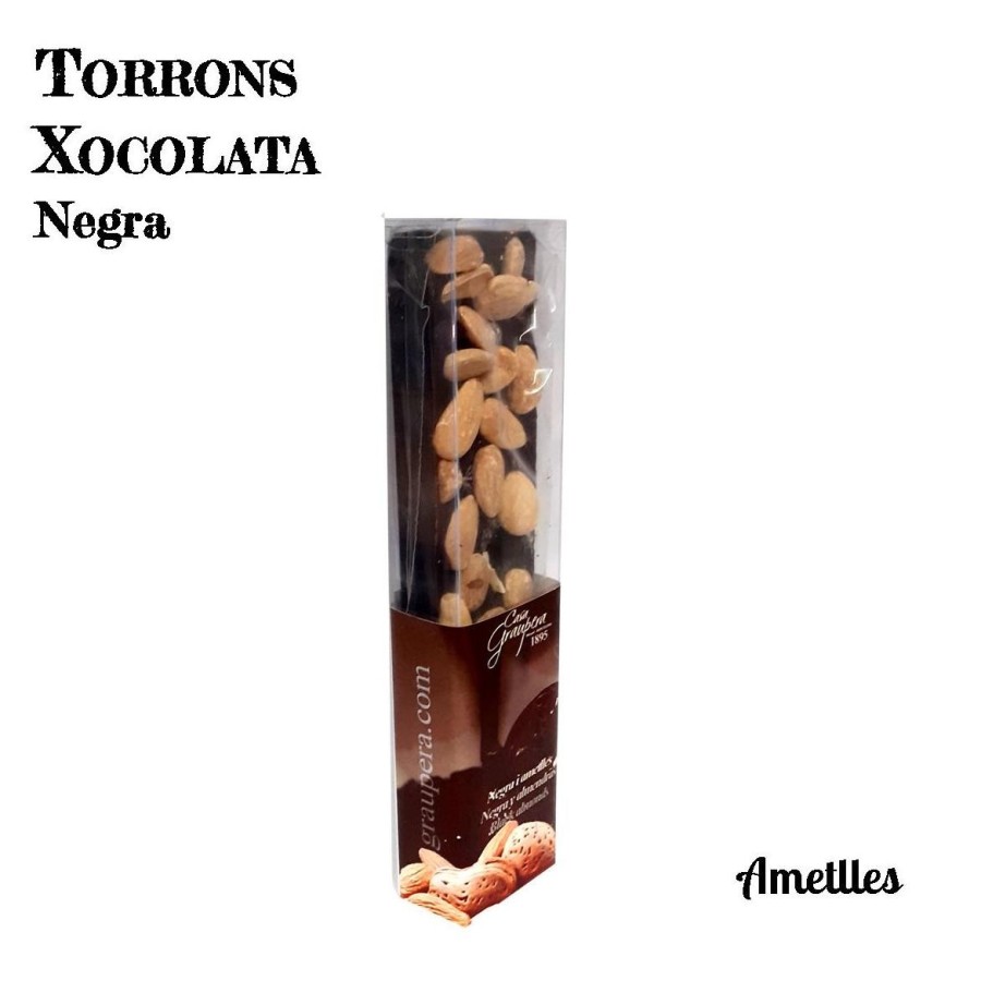 Torró xocolata negra i ametlles - Petit