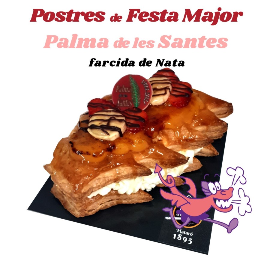 Palma de las Santes Rellena Nata - Grande