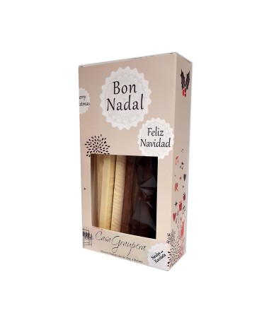 Neules Banyades amb 3 Xocolates - Capseta