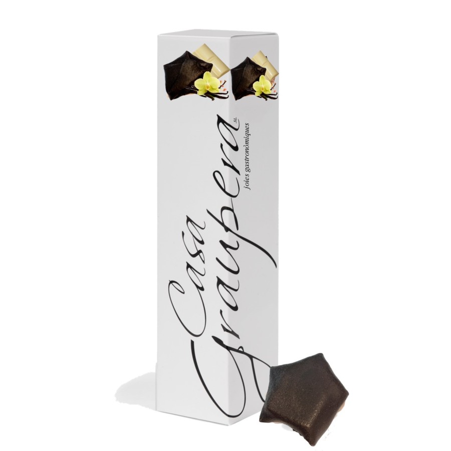 Neules Farcides de Xocolata Blanca i Vainilla Bourbon - Capsa