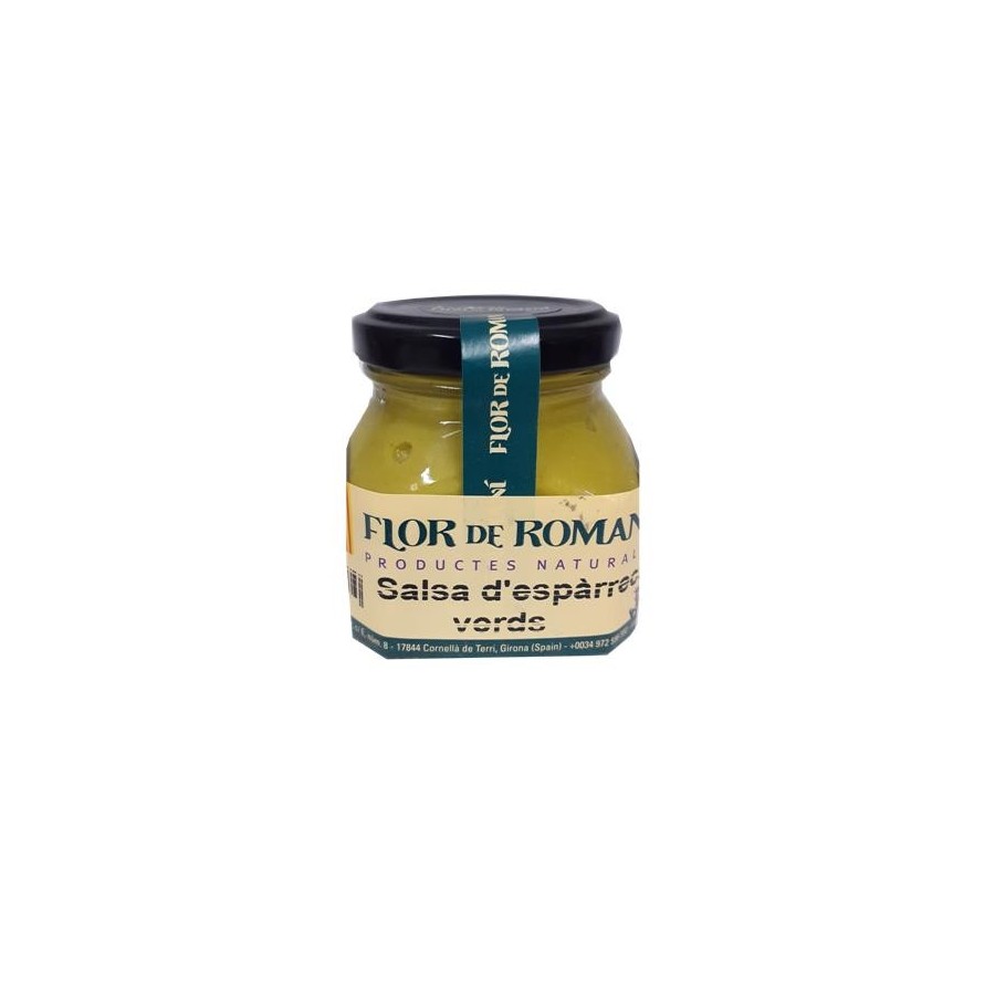 Salsa d'espàrrecs verds - Flor de Romaní Salsa d'espàrrecs verds - Flor de Romaní