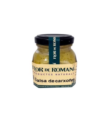 Salsa de carxofes - Flor de Romaní