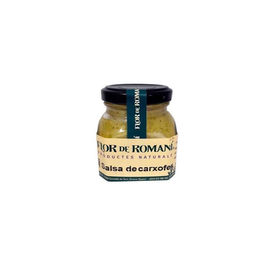 Salsa de carxofes - Flor de Romaní Salsa de carxofes - Flor de Romaní
