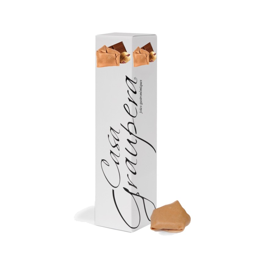 Neules Farcides de Xocolata amb Llet i Avellanes - Capsa Neules Farcides de Xocolata amb Llet i Avellanes - Capsa