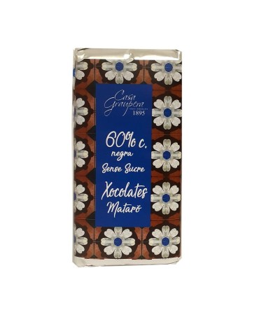 Chocolate Negro 60% - Sin Azúcar