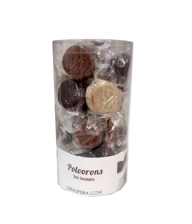 Assortit de Polvorons de 3 Xocolates - 750g