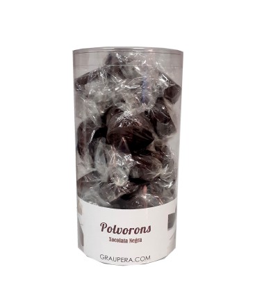 Polvorons de Xocolata Negra - Capsa