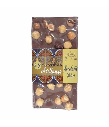 Xocolata amb Llet 36% i Avellanes