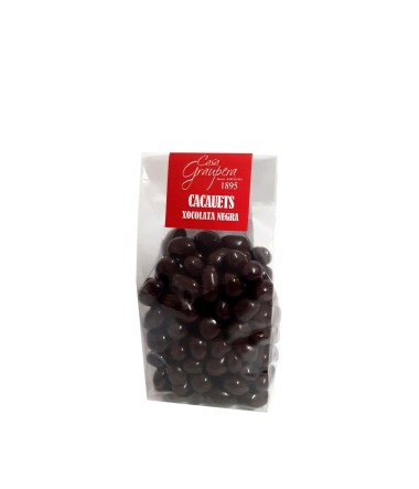 Cacauets amb xocolata negra