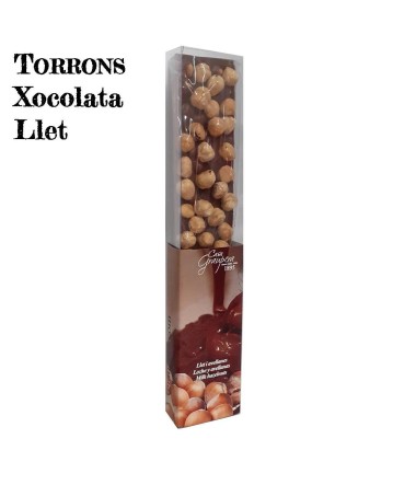 Torró xocolata amb llet i avellanes