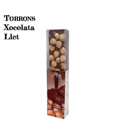 Torró xocolata amb llet i avellanes petit