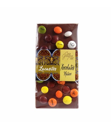 Xocolata amb llet 36% i confits xocolata