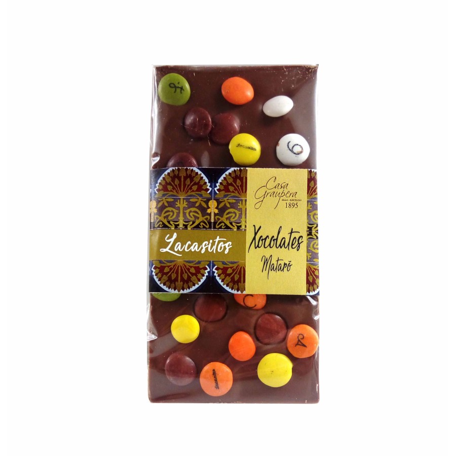 Xocolata amb llet 36% i confits xocolata Xocolata amb llet 36% i confits xocolata
