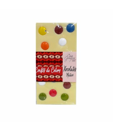 Xocolata blanca 28% i confits