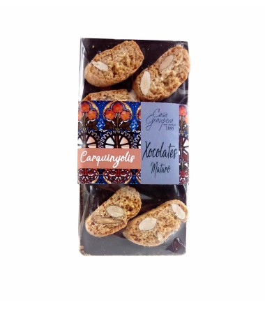 Xocolata Negra 53% i Carquinyolis