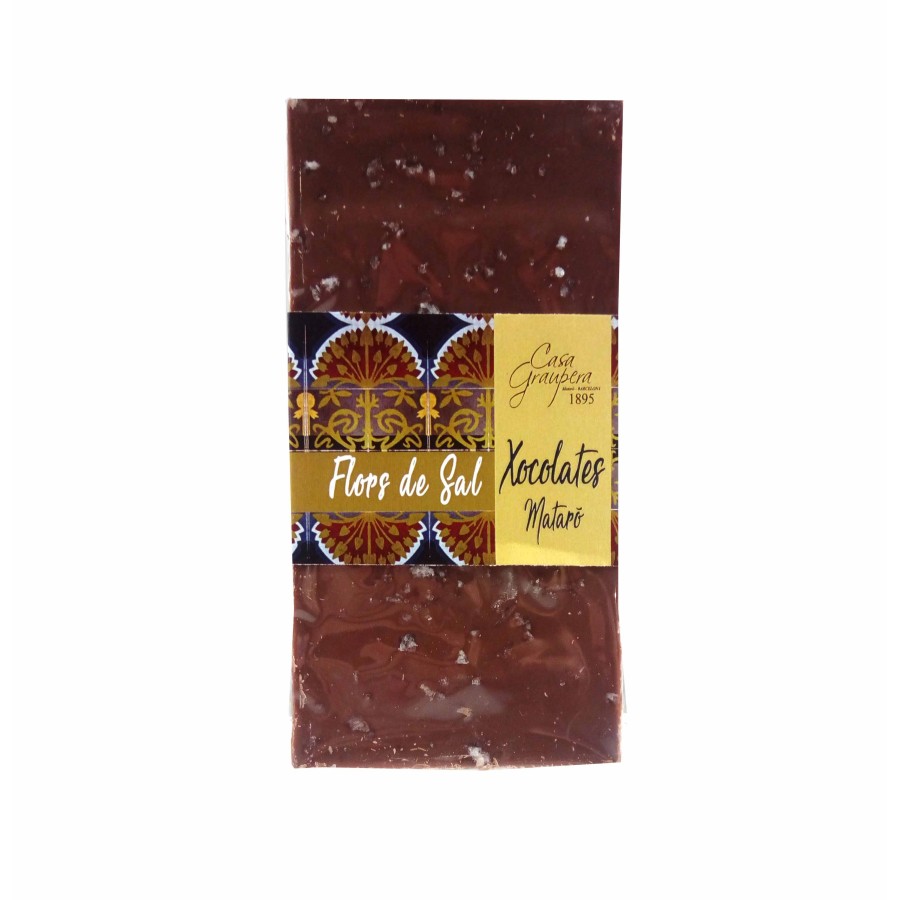 Xocolata amb Llet 36% i Flor de sal Xocolata amb Llet 36% i Flor de sal
