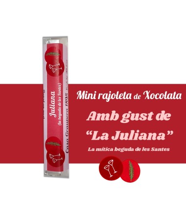 Chocolate Blanco con Coctel La Juliana