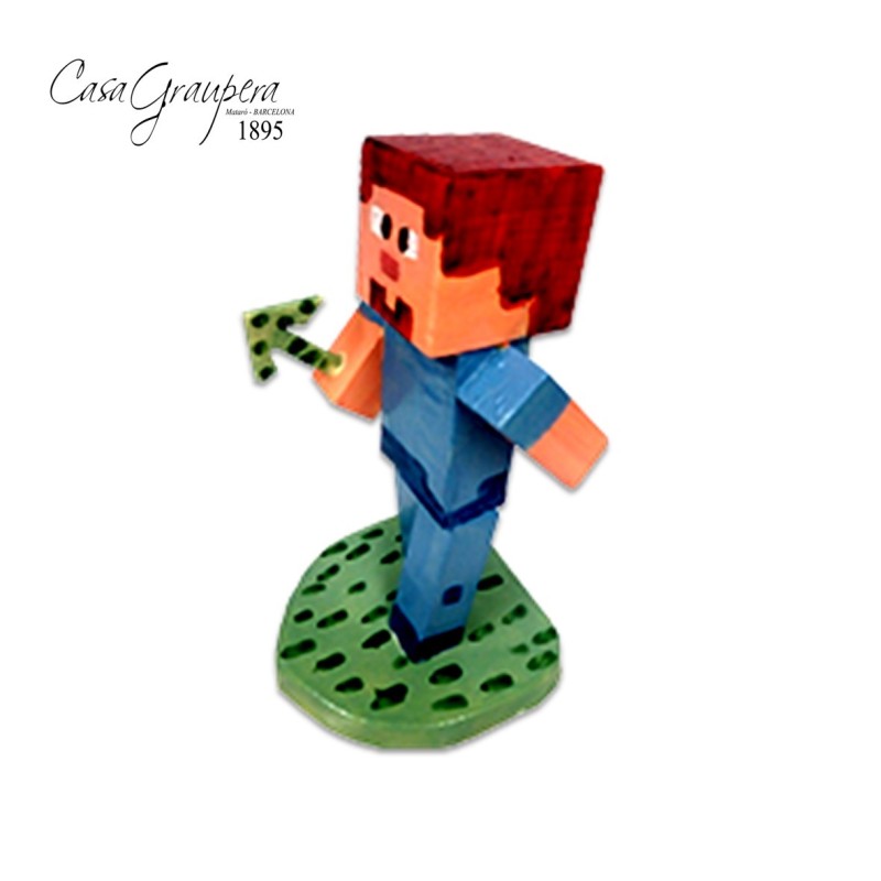 Steve Minecraft Figura 3D